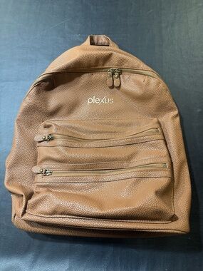 Camel Leather Backpack